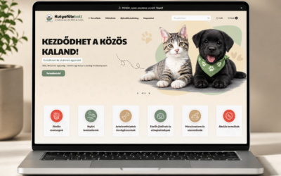 Kutyafülebolt.hu webáruház készítés